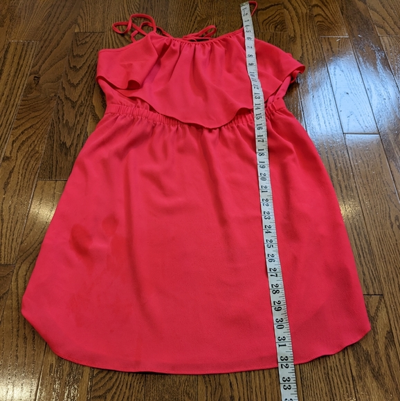 AMERICAN EAGLE Hot Neon Pink Mini Dress size XS - Picture 6 of 8